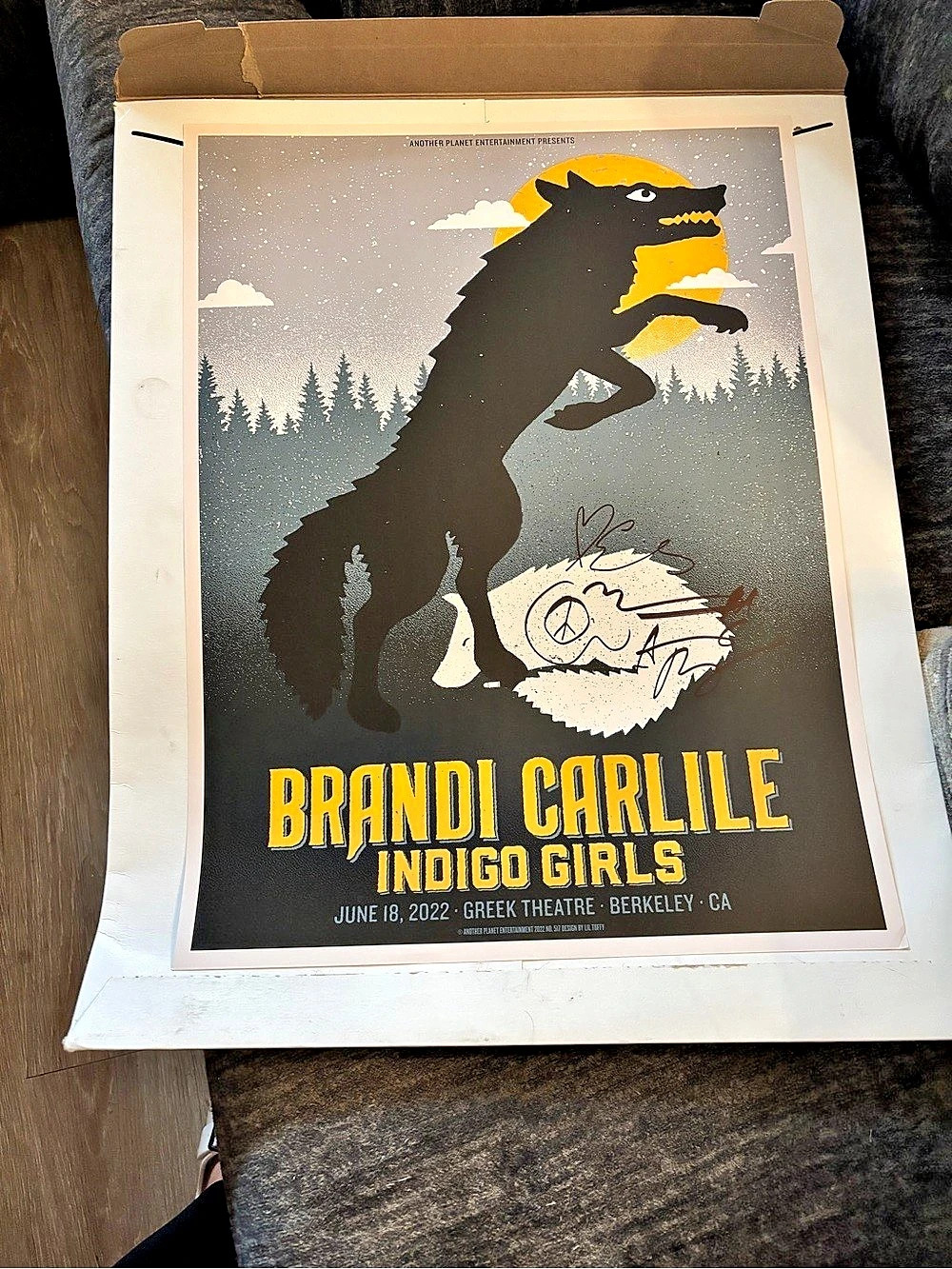 Signed by Indigo Girls - Brandi Carlile Indigo Girls Greek Theatre June 18 2022